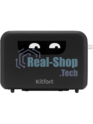 Тостер Kitfort КТ-6497 850Вт черный/стальной