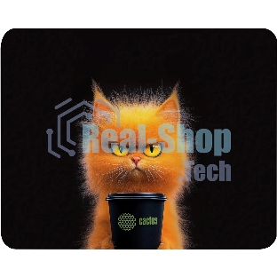Коврик для мыши Cactus Red Cat 220x180x2мм (CS-MP-P11XS)