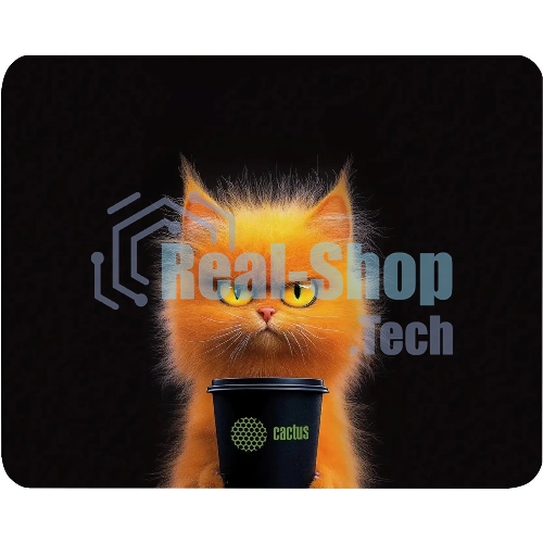 Коврик для мыши Cactus Red Cat 220x180x2мм (CS-MP-P11XS)