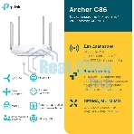 Двухдиапазонный гигабитный Wi-Fi роутер TP-LINK Archer C86 AC1900 с поддержкой MU MIMO/AC1900 Dual-Band Wi-Fi Router