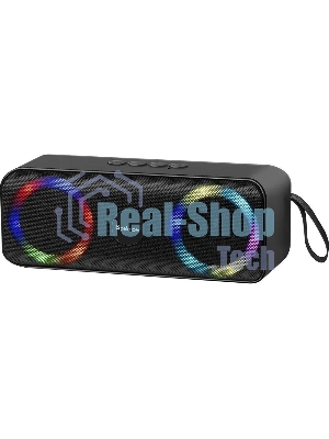 Акустическая система Defender LIGHT/BT/FM/USB/TF/AUX Q1 черный 10 Вт