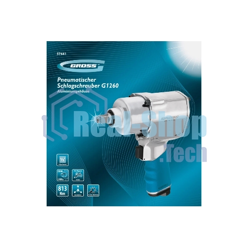Гайковерт пневматический ударный Gross G1260,1/2