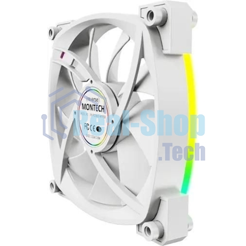 Вентилятор для корпуса MONTECH RX120 PWM белый, 120 мм, 1600 об/мин, 27 дБ, 4 pin
