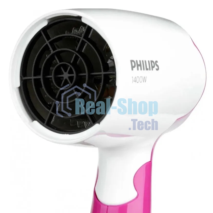 Фен Philips BHD003/00 розовый/белый, 1400 Вт, компактный
