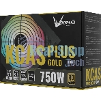 Блок питания Aerocool/Formula ATX 750W AC KCAS PLUS GOLD 750W RGb 80 PLUS gold (20+4pin) APFC 120мм fan color LED 8xSATA RTL