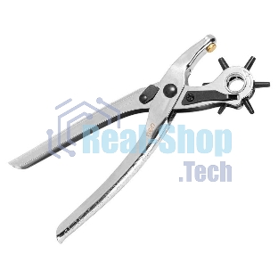 Револьверный дырокол для кожи 6-в-1 Deli DL1919С 9