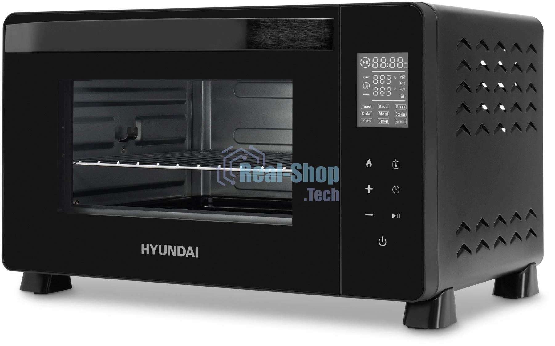 Мини-печь Hyundai MIO-HY088 23 л, 1500 Вт, черный