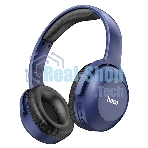 Беспроводные/проводные наушники Hoco W33 синий, полноразмерные, Bluetooth + проводной, складная конструкция, до 10 ч.