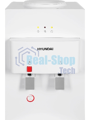 Кулер для воды Hyundai H-WD1320F, верхняя загрузка, нагрев 95 °С, без охлаждения, белый