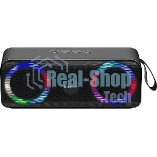 Акустическая система Defender LIGHT/BT/FM/USB/TF/AUX Q1 черный 10 Вт