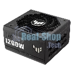 Блок питания ASUS TUF-GAMING-1200G (90YE00S0-B0NA00), 1200Вт, 80 PLUS Gold, 135мм, модульный, черный