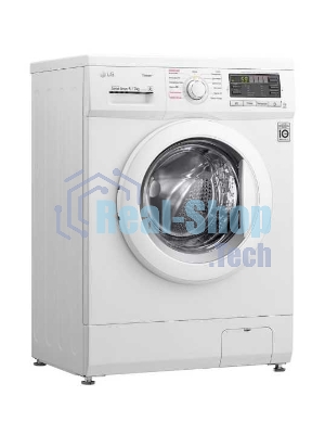 Стиральная машина LG F1296CDS0X белый, загрузка фронтальная 6 кг, 1200 об/мин, класс B
