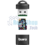 Кард-ридер Buro BU-CR-200/черный/micro-SD/USB 2.0/пластик