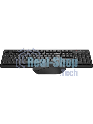 Комплект клавиатура+мышь A4Tech FStyler FG1200S беспроводной, USB, чёрный