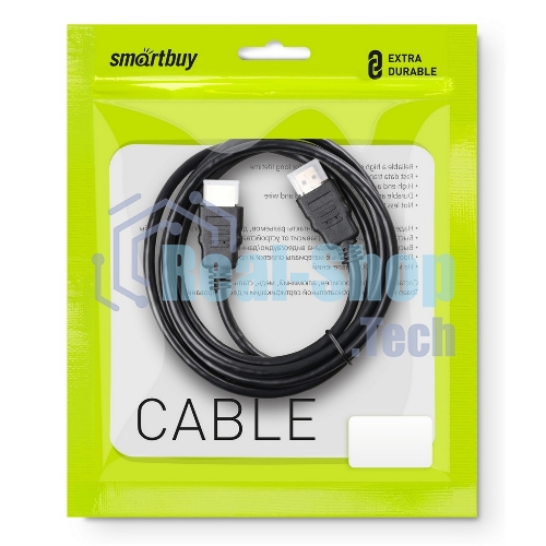Кабель Smartbuy HDMI to HDMI ver.1.4b A-M/A-M, 10 м, в пакете (K-302-10)