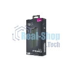 Портативный аккумулятор OLMIO QL-10, 10000mAh, 22.5W, QuickCharge3.0/PowerDelivery, LCD, серый
