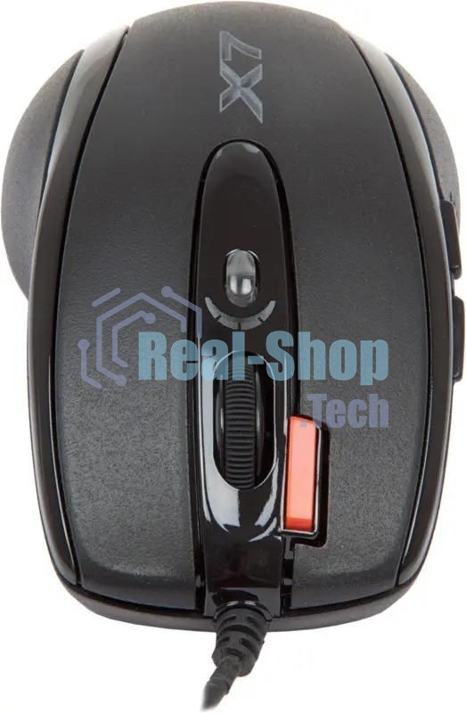 Мышь проводная A4Tech X-710BK черный, 2000 dpi, USB, кнопки - 7