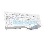 Комплект клавиатура+мышь A4Tech FStyler FG1010 беспроводной, USB, 2000 DPI, белый/серый