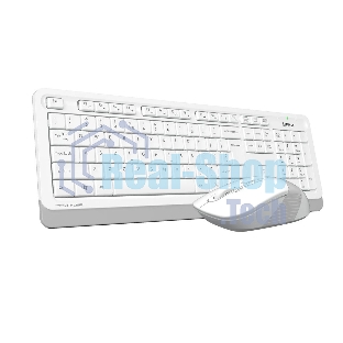 Комплект клавиатура+мышь A4Tech FStyler FG1010 беспроводной, USB, 2000 DPI, белый/серый