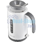 Чайник электрический Polaris PWK 1220C Water Way Pro 1.2 л, 2200 Вт, белый корпус: пластик (PWK 1220C)