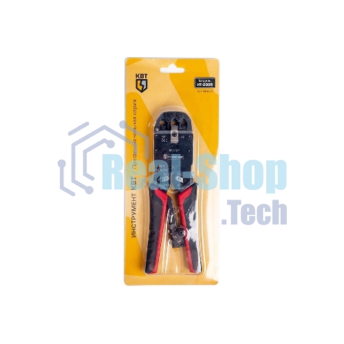 Кримпер многофункциональный с 3 встроенными модулями для обжима RJ-45, RJ-12, RJ-11 HT-200R