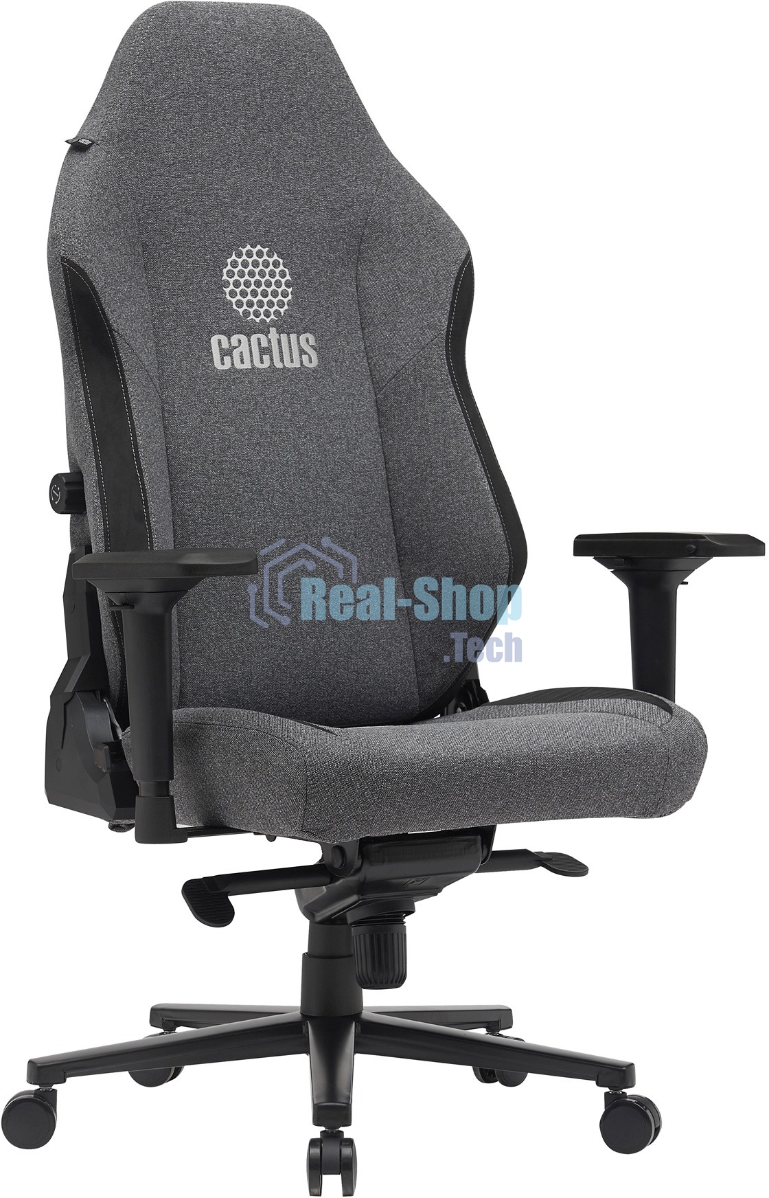 Кресло Cactus CS-CHR-MAG-GY серый, экокожа