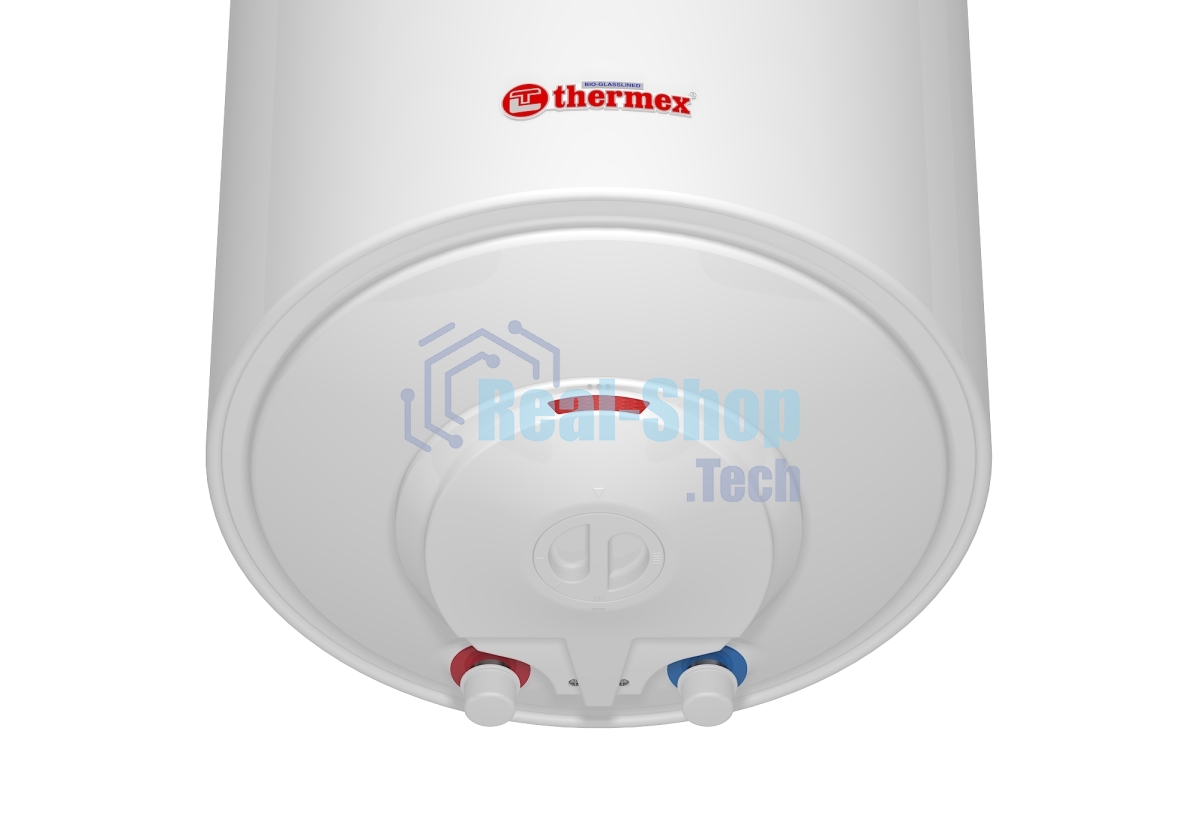 Водонагреватель электрический Thermex TitaniumHeat 30 V Slim белый, накопительный, 30 л, 2 кВт, настенный, вертикальный, узкий корпус, бак с титановым покрытием