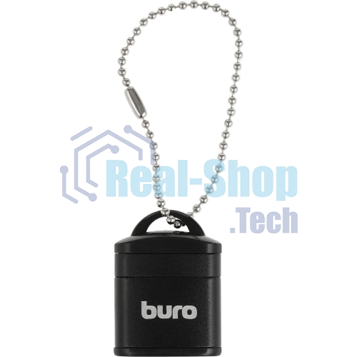 Кард-ридер Buro BU-CR-200/черный/micro-SD/USB 2.0/пластик