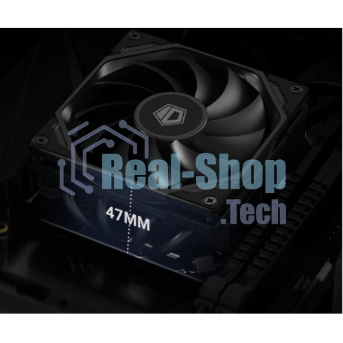 Кулер для процессора ID-COOLING IS-40-XT черный 92мм алюминий/медь 2800rpm 35.2db 4-pin 95W 47мм
