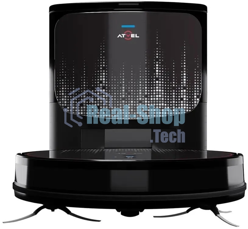 Робот-пылесос Atvel R80 Base черный, 2600 мА*ч Li-Ion, уборка влажная/сухая, пылесборник контейнер 0.34 л