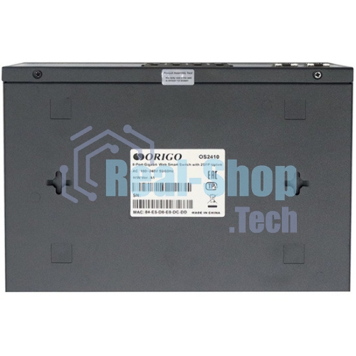 Коммутатор настраиваемый L2 8x1000Base-T, 2x1000Base-X SFP, комплект для установки в 19