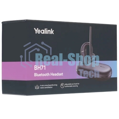 Гарнитура беспроводная Yealink BH71 черный 1208651
