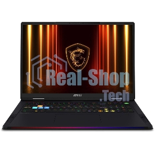 Ноутбук MSI Raider HX AI A2XWIG-204RU черный Core Ultra 9 285HX 64Gb SSD 4Tb NVIDIA GeForce RTX 5080 16Gb 18