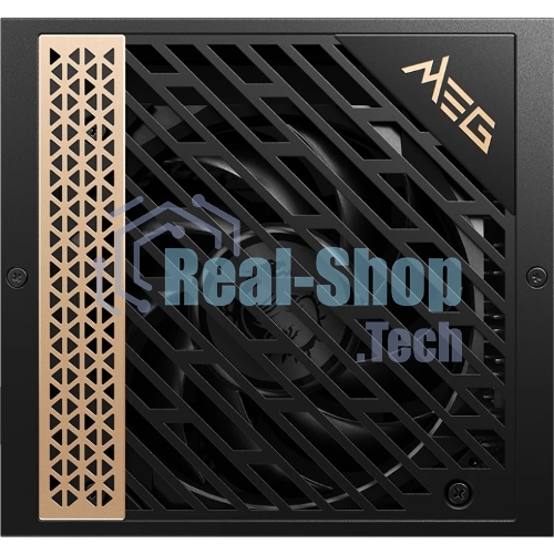 Блок питания MSI MEG Ai1300P (306-7ZP4A11-CE0), 1300Вт, 80 PLUS Platinum, 120мм, модульный, черный/золотой