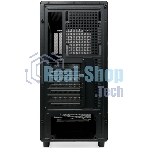 Компьютерный корпус без блока питания HSPD M510, Mesh Mid Tower, черный, TG, 0.5 SPCC, no fans ATX, mATX, mITX 180/280/160мм 1x2.5