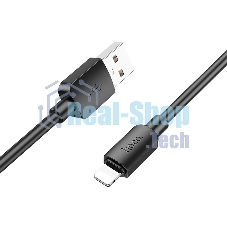 Кабель Hoco X96 Hyper iP USB (m)-Lightning (m) 1м черный коробка