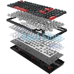 Клавиатура проводная A4Tech Bloody AT98 USB черный/красный