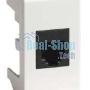 Розетка компьютерная DKC Viva 45048 RJ-45 кат.5Е, экранированная, 8P8C, Hyperline, Dual IDC, белая, 1 модуль