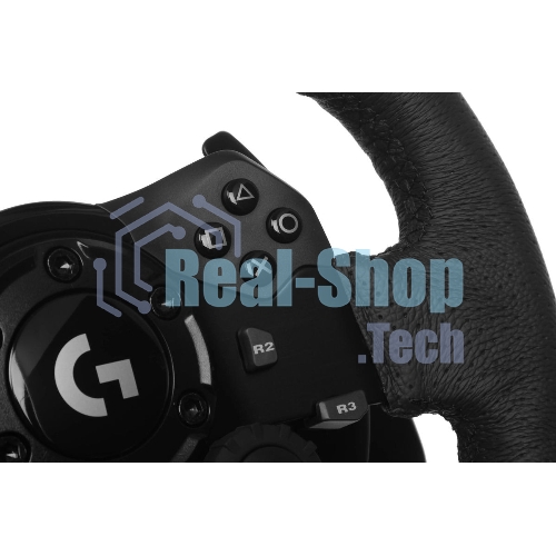 Руль Logitech G923 10кноп. (с педалями) черный