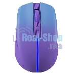 Мышь беспроводная Defender Mystery MM-301 фиолетовый, 1600 dpi, радиоканал, Bluetooth, USB, кнопки - 6