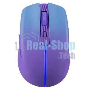 Мышь беспроводная Defender Mystery MM-301 фиолетовый, 1600 dpi, радиоканал, Bluetooth, USB, кнопки - 6