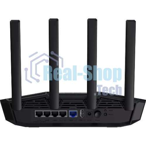 Роутер беспроводной Asus TUF-BE3600 BE3600 100/1000/2500BASE-T черный