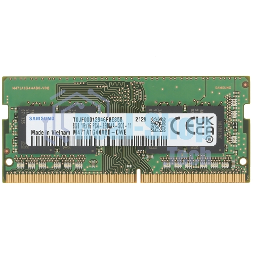 Оперативная память Samsung, DDR4, 8GB (1x8GB), 3200 MHz, CL22, без радиатора, SO-DIMM