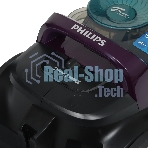Пылесос Philips FC9571/01 черный/фиолетовый, 410/1900 Вт, уборка сухая, пылесборник контейнер 1.5 л