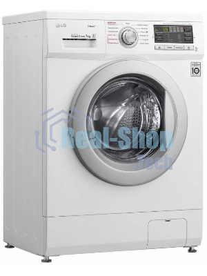 Стиральная машина LG F1296HDS1 белый, загрузка фронтальная 7 кг, 1200 об/мин., класс: А
