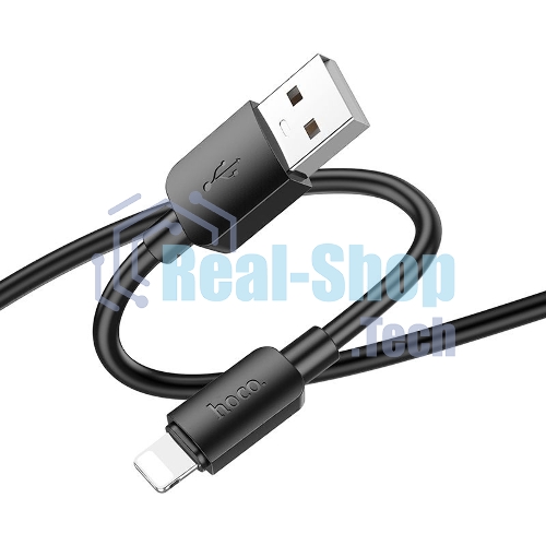 Кабель Hoco X96 Hyper iP USB (m)-Lightning (m) 1м черный коробка