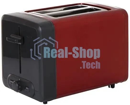 Тостер Bosch TAT4P424 красный/черный, 970 Вт, 2 слота