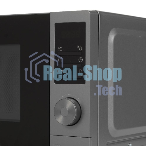 Микроволновая печь Gorenje MO20A3T4 серый/черный, 20 л, 700 Вт, переключатели - поворотный механизм