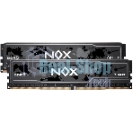 Оперативная память Apacer Nox, DDR5, 32Gb (2x16Gb), 5200MHz, CL40, DIMM, радиатор, серый/черный