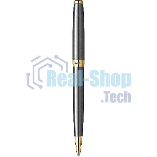Ручка шариковая Parker Sonnet Grey Core GT (2213679) M, черные чернила, подарочная коробка